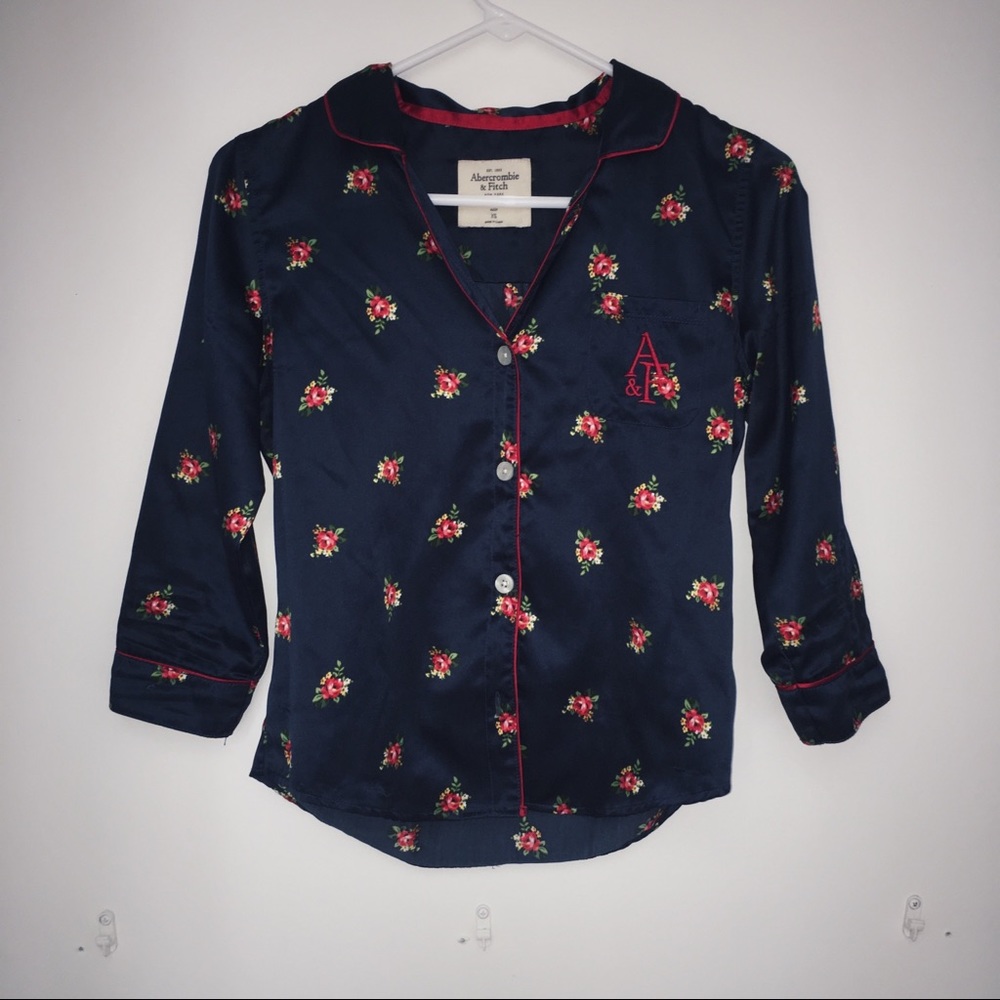 Abercrombie Silk Floral Pajama Top